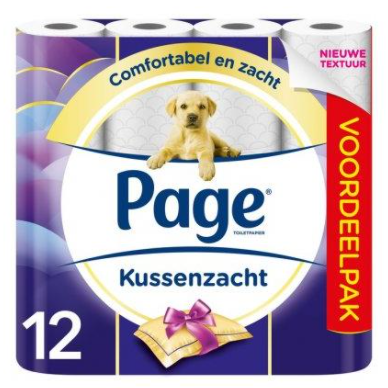 twist Ananiver Overtreden Page Toiletpapier Kussenzacht 12st | Voordelig online kopen | Drogist.nl