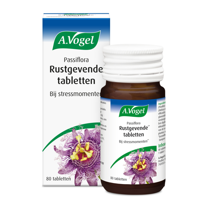 Goedkoopste A.Vogel Passiflora rustgevende1* 80 tabletten