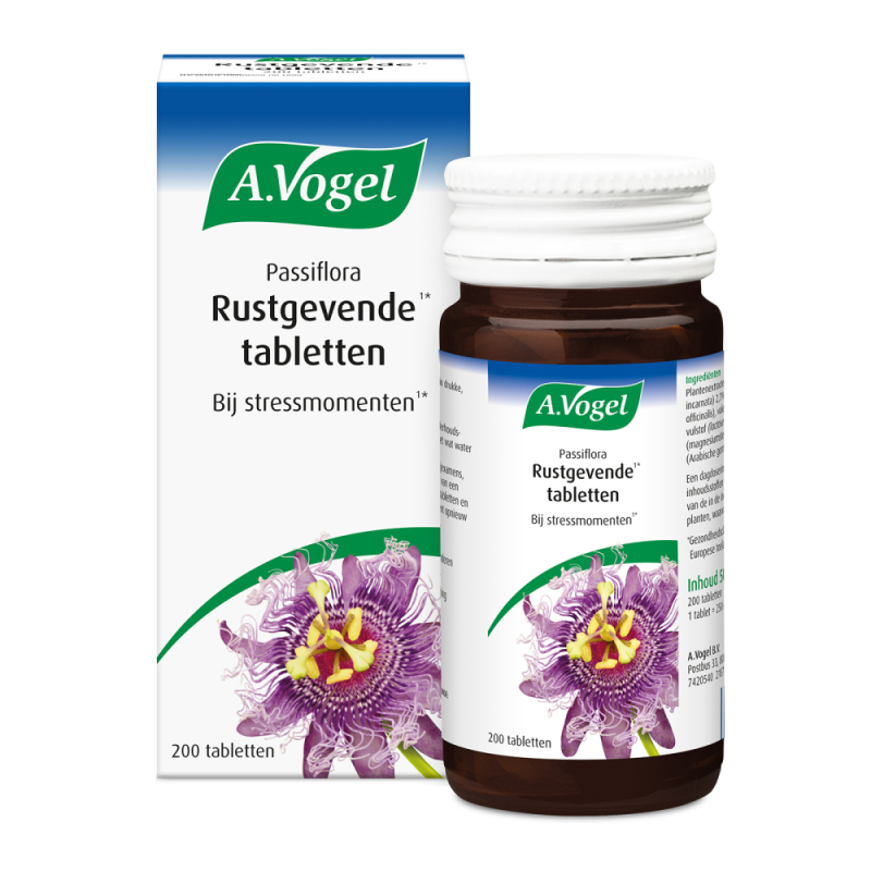 Goedkoopste A.Vogel Passiflora rustgevende1* 200 tabletten