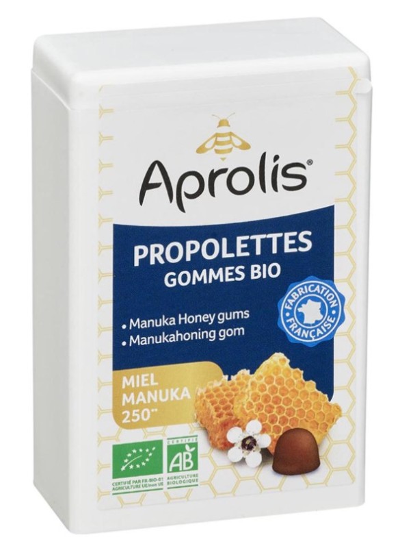 Aprolis Propolis manuka honing gommetjes bio 50g