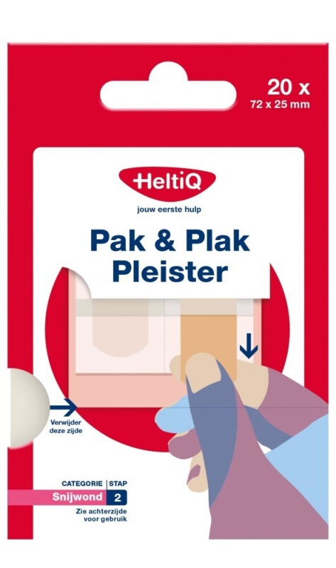 Heltiq Pak & plak textiel pleister 20 Stuks