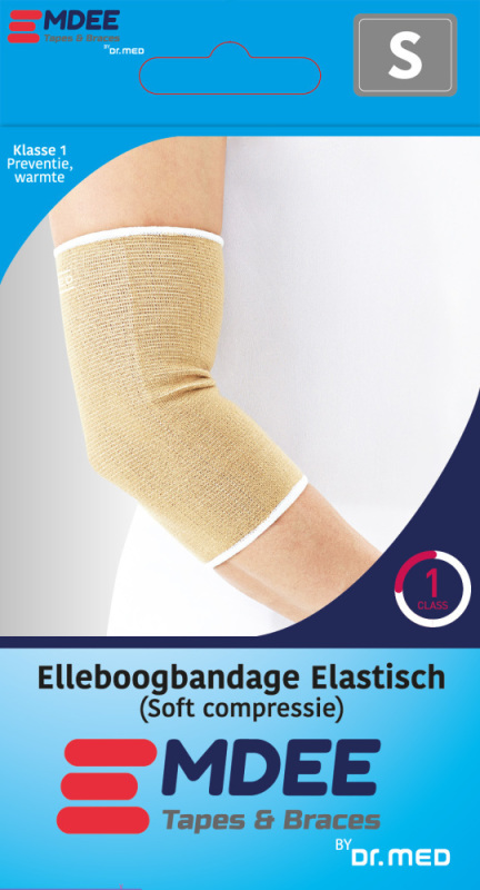 Emdee Elastic support elleboog s huidskleur