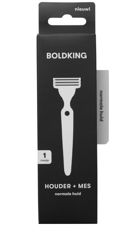 Boldking Boldking scheermesje en houder normale huid