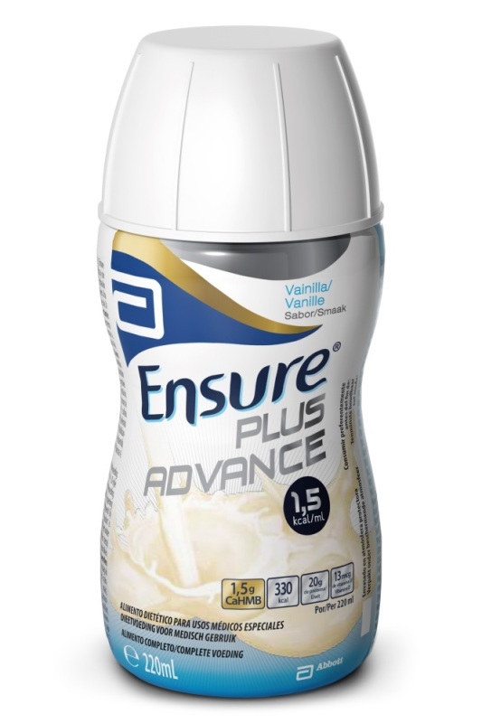 Abbott Ensure plus advance vanille drinkvoeding 30 x 30 x 220ML