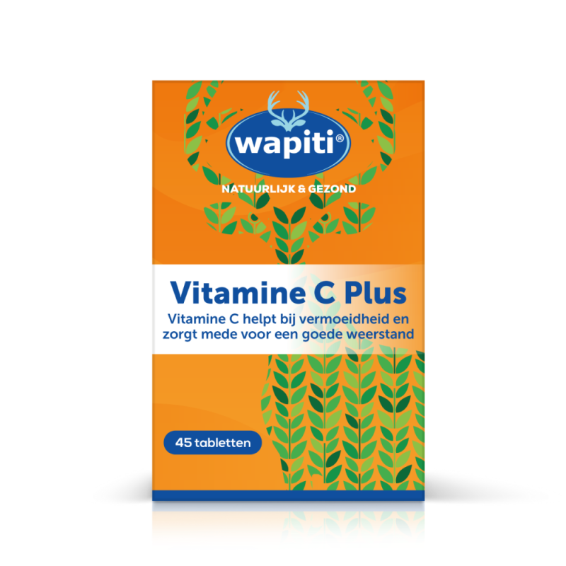 Wapiti Vitamine c plus 1000mg 45 tabletten