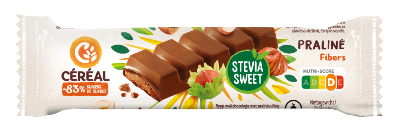 Ik geloof boog louter Céréal Chocolade Reep Praline Stevia 42 gram | Voordelig online kopen |  Drogist.nl