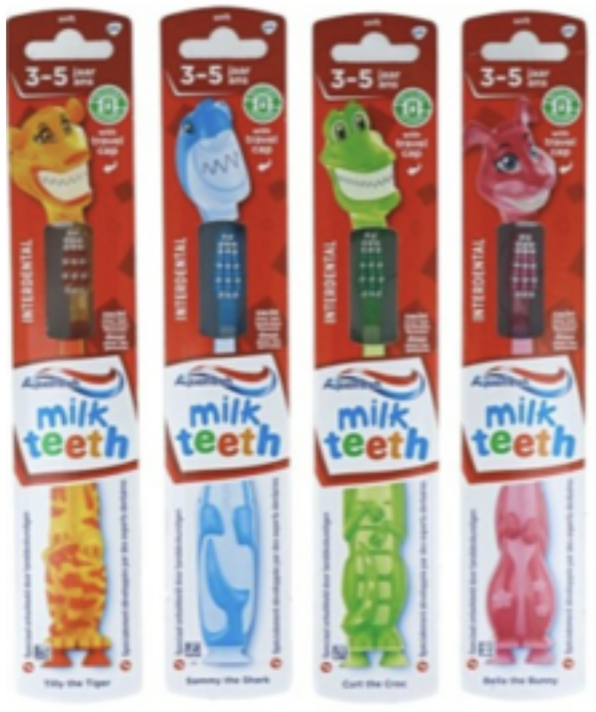 Aquafresh First teeth soft tandenborstel