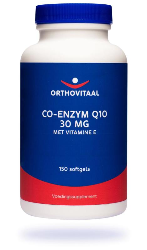 Orthovitaal Co-enzym q10 30 mg met vitamine e 150sft