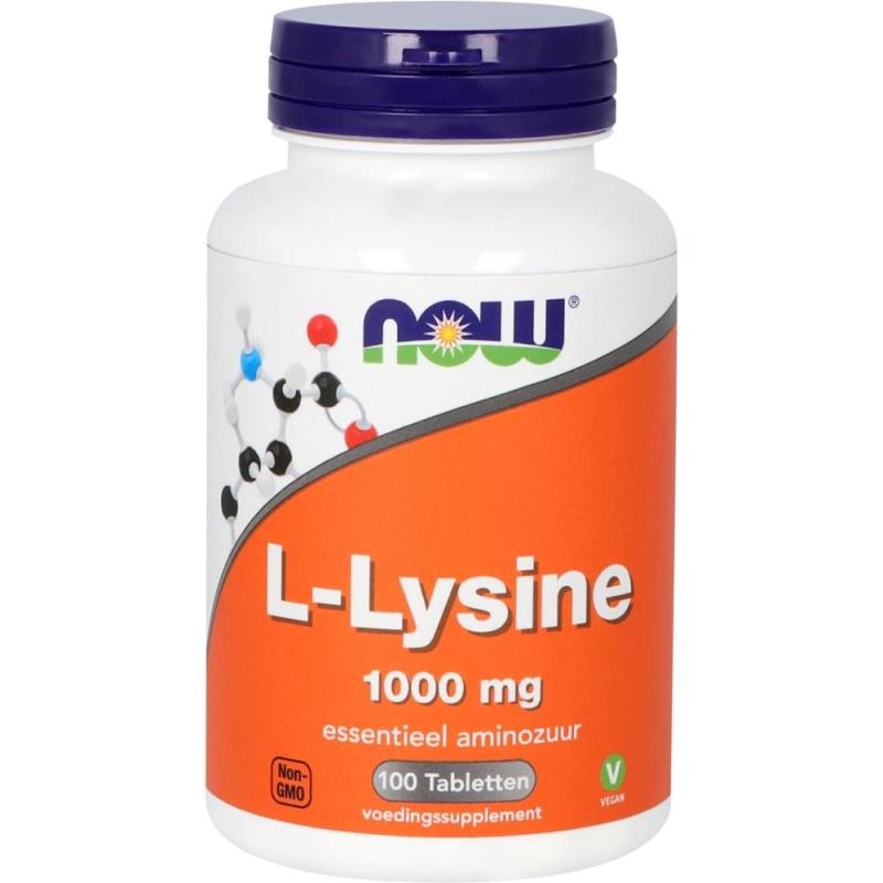 Now L-lysine 1000mg 100 tabletten