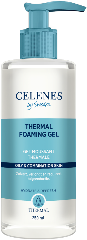 Celenes Thermal foaming gel vette & gecombineerde huid 250ml