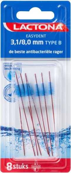 Lactona Ragers easydent b 3.1/8.0 mm 8 stuks