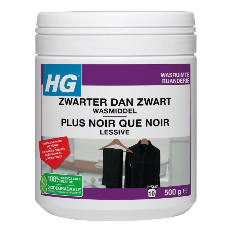HG Wasmiddel zwarter dan zwart 500g