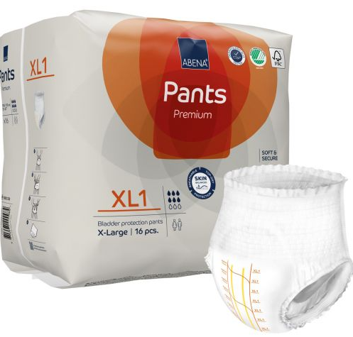 Abena Pants xl1 premium 16 stuks
