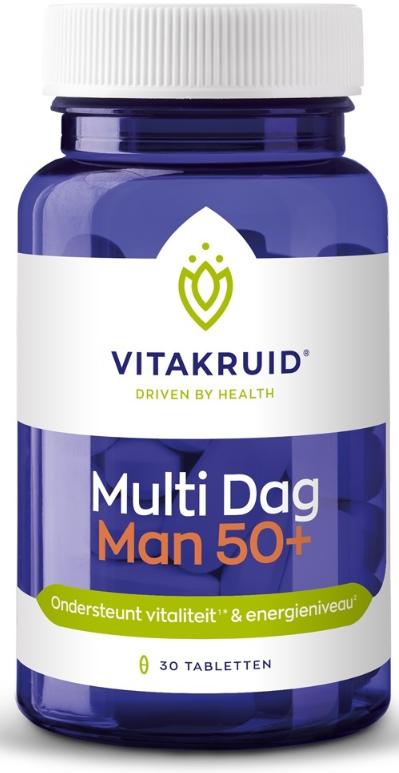 Vitakruid Multi dag man 50+ 30 tabletten