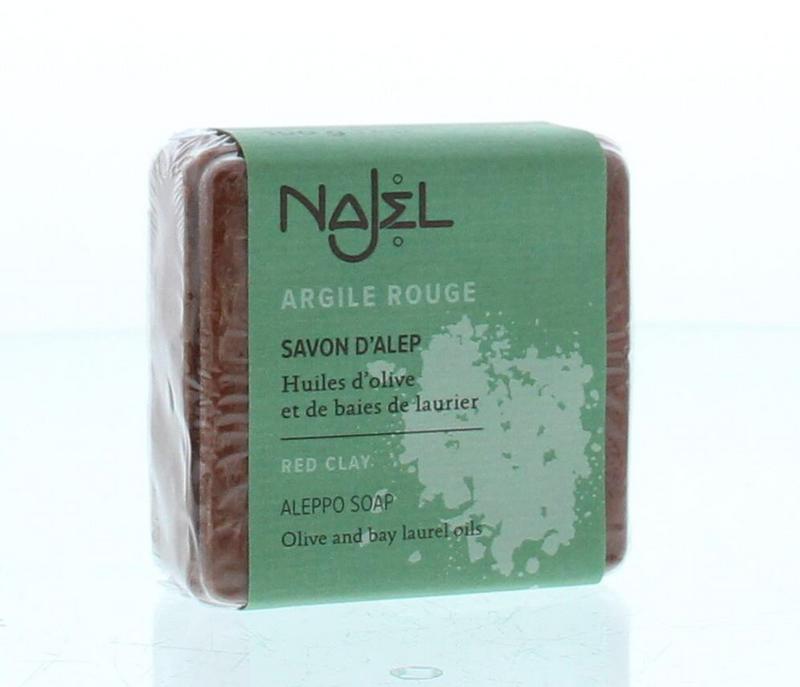 najel Aleppo zeep scrub rode klei 100g