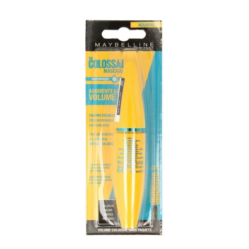 Maybelline Colossal black waterproof mascara blister
