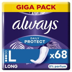 Always Inlegkruisjes daily protect long giga pack 68 stuks