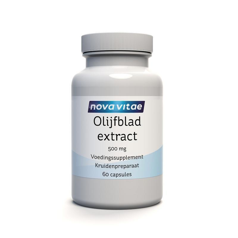 Nova Vitae Olijfblad extract 500 mg 60 vegacapsules