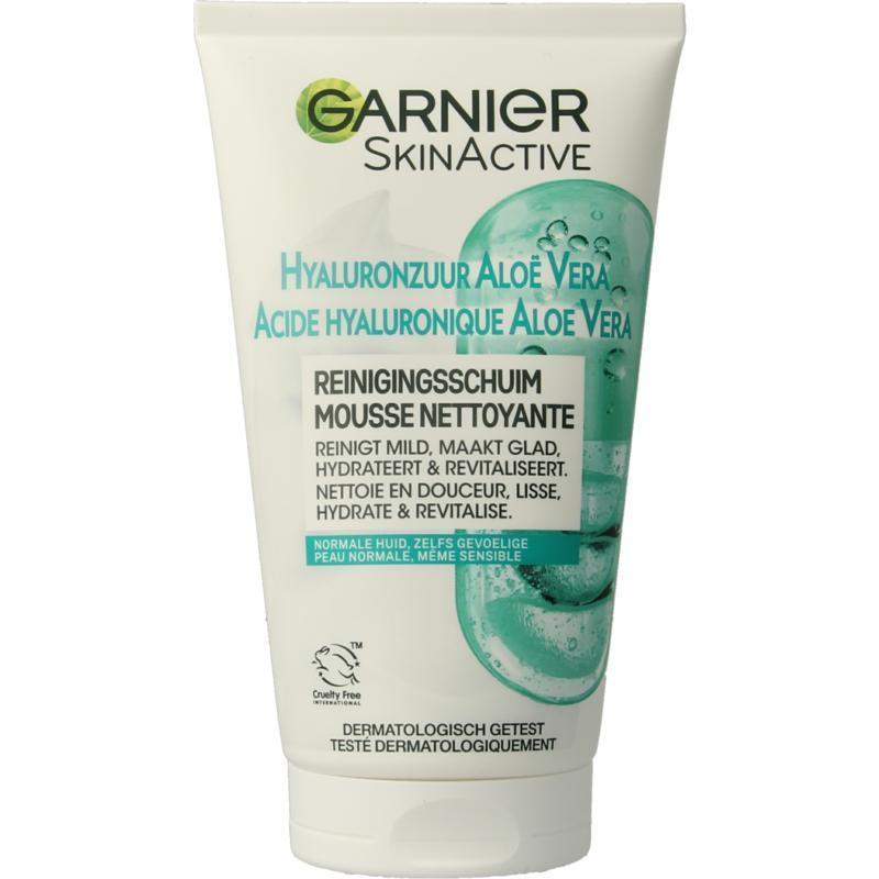Garnier Skinactive reinigingschuim hyaluronzuur en aloe vera 150ml