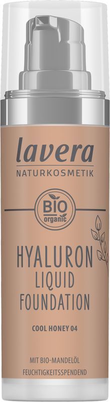 Lavera Hyaluron liquid foundation cool honey 04 bio 30 ML