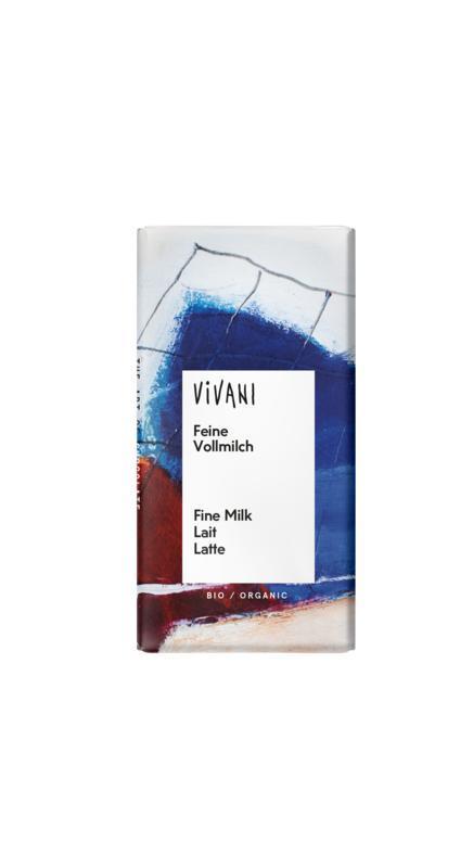 Vivani Chocolade minibars melk bio 12.5 G