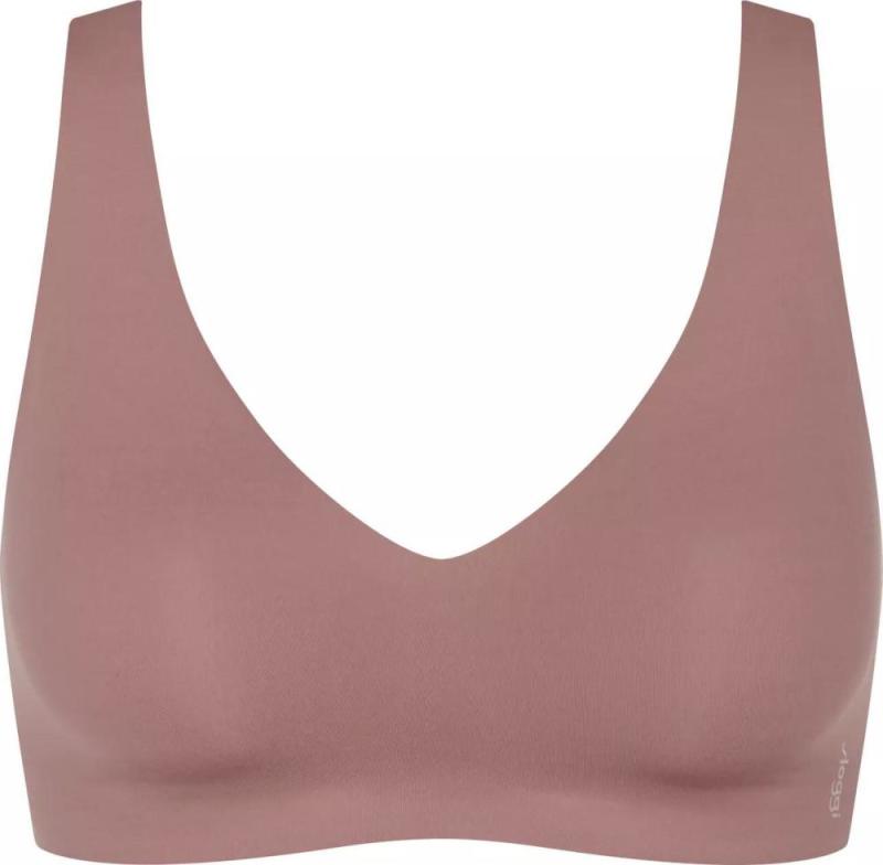 Sloggi Zero feel 2.0 dames soft bh zonder beugel cacao maat s