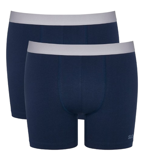 Sloggi Men go abc 2.0 heren short met lange pijpjes 2 pack navy maat xxl