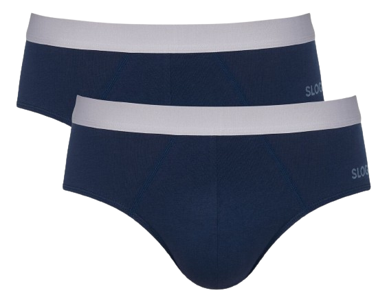 Sloggi Men go abc 2.0 heren brief 2 pack navy maat l