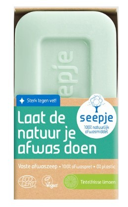 Seepje Afwaszeep tintelfrisse limoen geur 120G