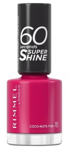 Rimmel London 60 seconds super shine nail polish 152 coco nuts for you 8ML
