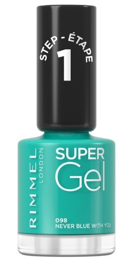 Rimmel London Supergel nailpolish 98 never blue with you 12ML