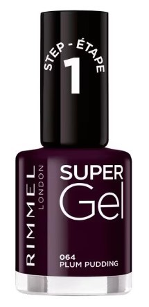 Rimmel London Supergel nailpolish 64 plum pudding 12ML