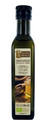 amanprana Aman prana lijnzaadolie bio 250ML