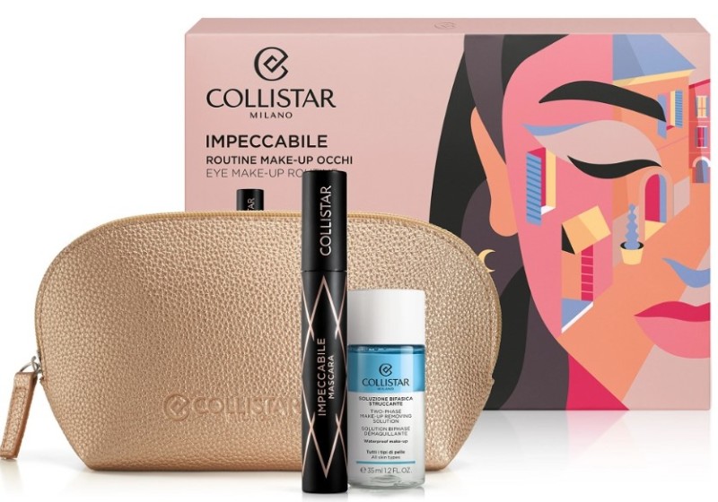 Collistar Impeccabile mascara gift set + two-phase make-up removing solution 35ml 1 Set