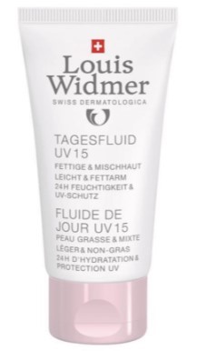 Louis Widmer Dag fluid uv 15 zonder parfum 50 ML