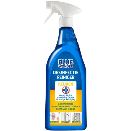 Blue Wonder Desinfectie reiniger keuken 750ML