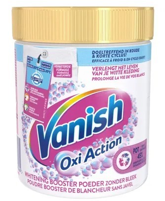 Vanish Oxi action whitening booster poeder witte was 530 Gram
