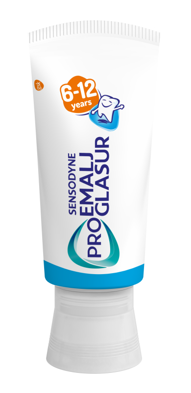 Sensodyne Proglasur junior dagelijkse tandpasta voor gevoelige tanden 50 ML