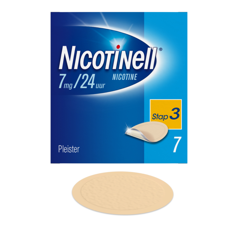 Nicotinell Pleisters 7 mg 7 Stuks