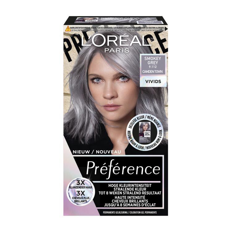L'Oréal Paris Préférence vivids 9.112 smokey grey