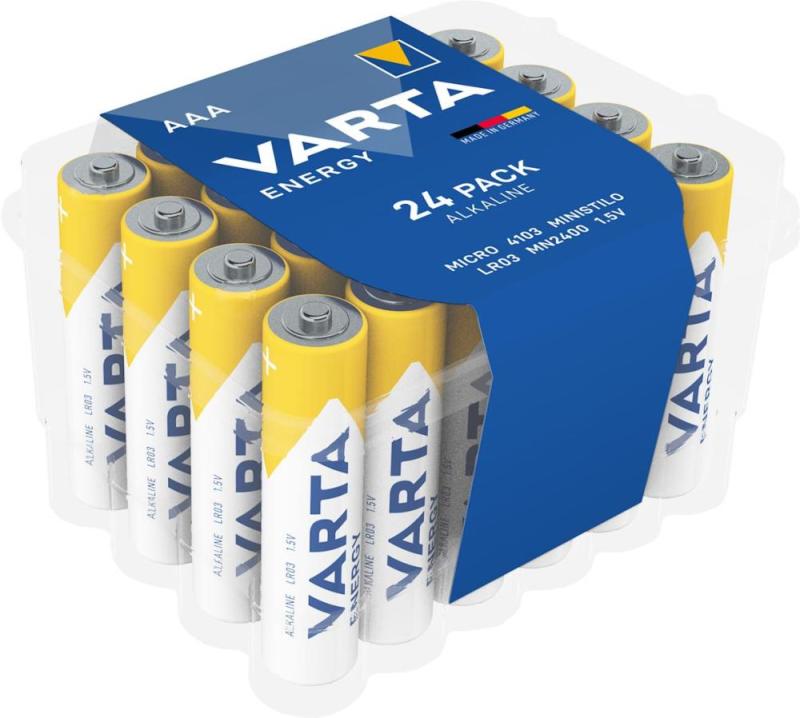 Varta Batterijen energy aaa-pack 24 Stuks