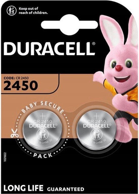 Duracell Cr2450 lithium knoopcel batterijs