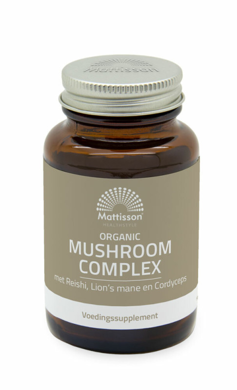 Mattisson Biologisch paddenstoelen complex 60 Capsules