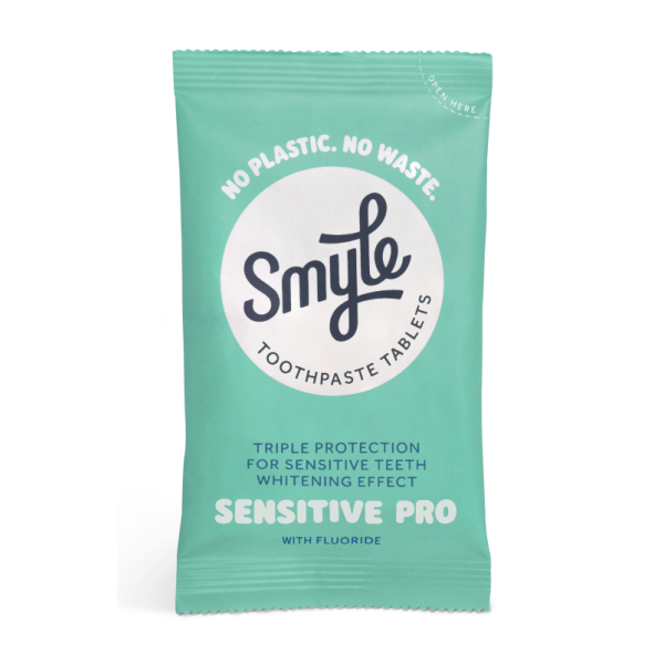 smyle Toothpaste tablets sensitive pro navulling 65 Tabletten
