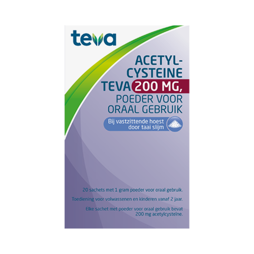 Teva Acetylcysteine 200 mg 20 sachets