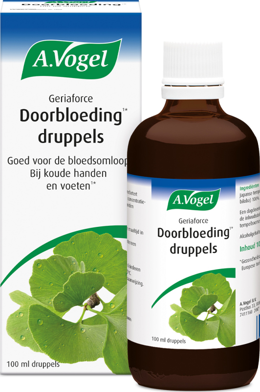A.Vogel Geriaforce doorbloeding druppels 100ml