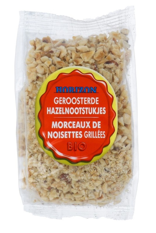 Horizon Geroosterde hazelnootstukjes bio 125 Gram