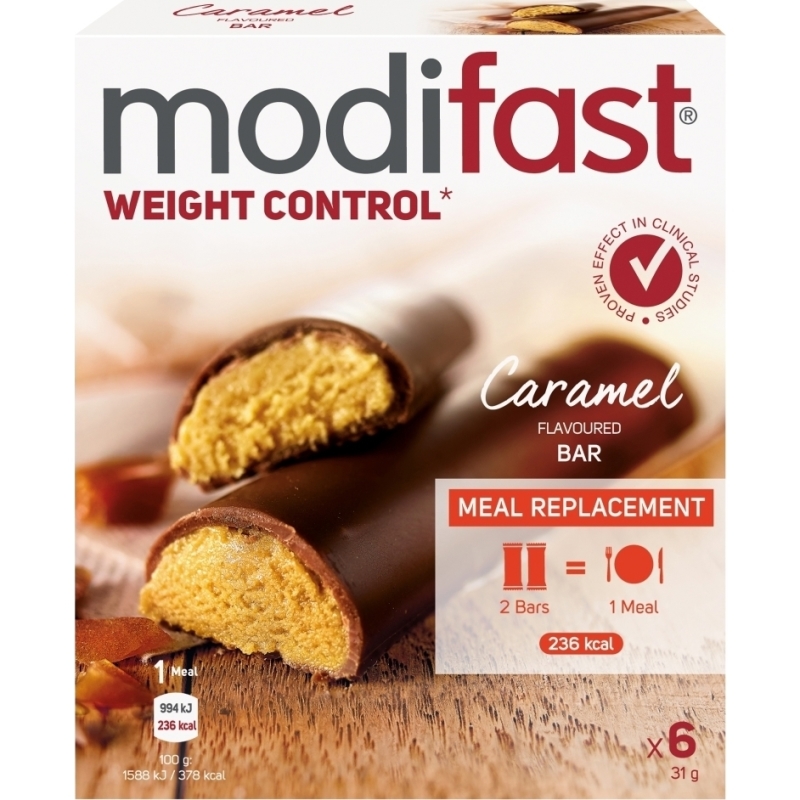 Modifast Reep caramel 186 Gram