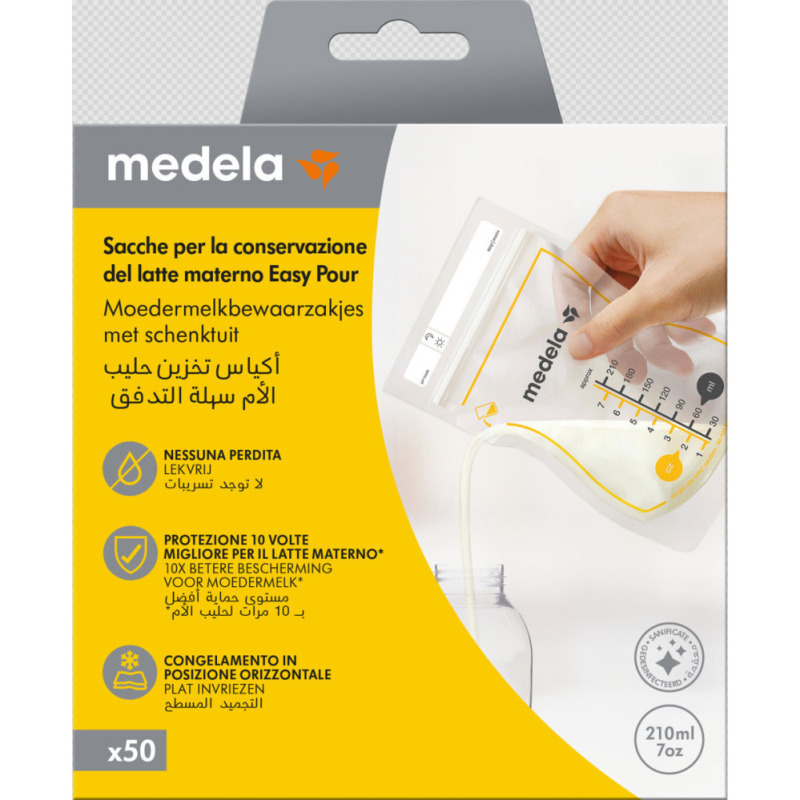 Medela Moedermelk bewaarzakjes 180 ml 50 Stuks