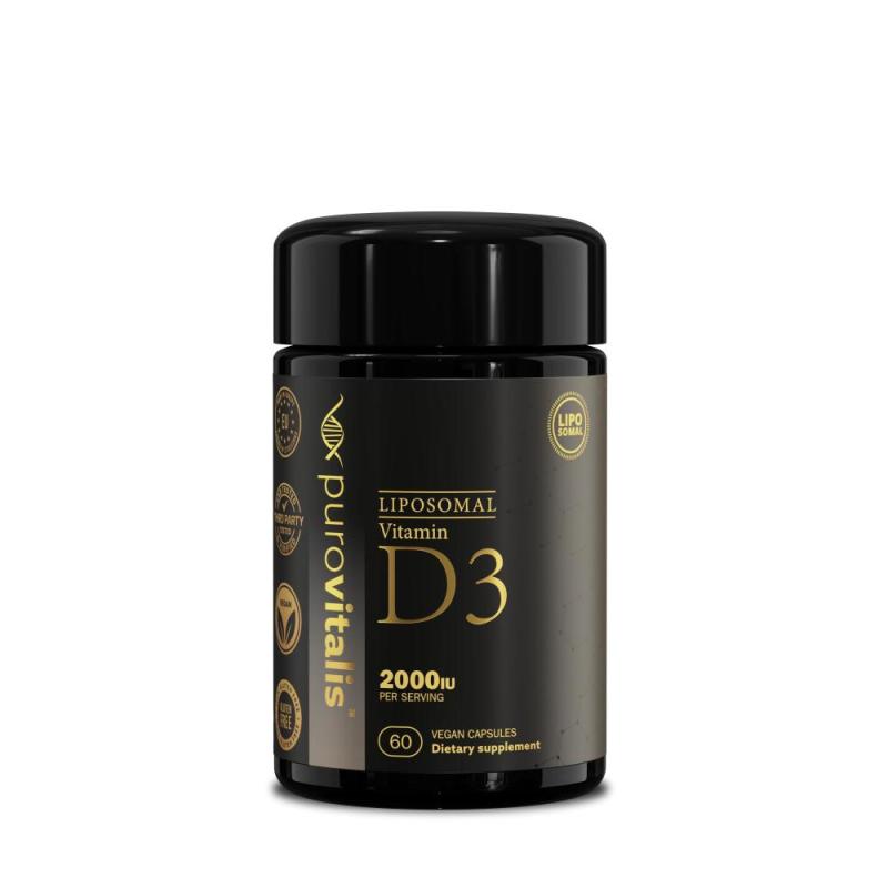 Purovitalis liposomale vitamine d3 60 cps 60cps